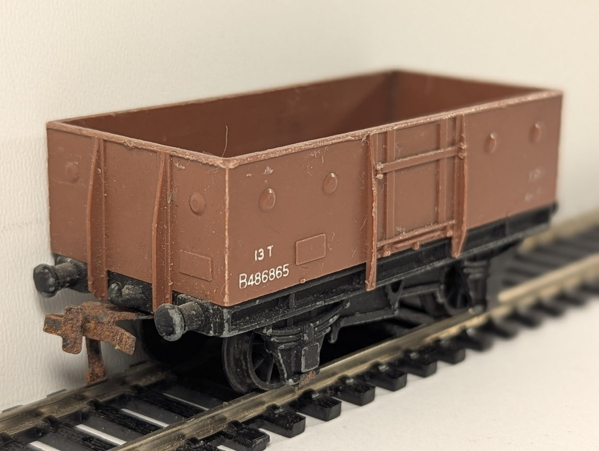 Hornby Dublo OO Gauge 13-Ton Coal Wagon Goods Wagon B486865 BR Bauxite 4635