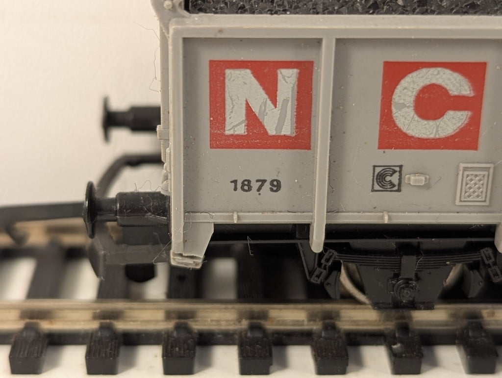 Lima OO Gauge National Coal Board 21 Ton Mineral Wagon Goods Wagon 1879 NCB Grey
