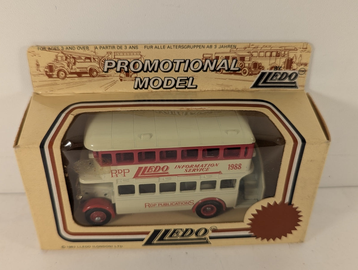 Lledo Double Decker Bus Die-cast Vehicle 1988