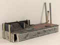 Kit-built OO Gauge Canal Coaling Wharf with Water Crane Scenic & Buildings