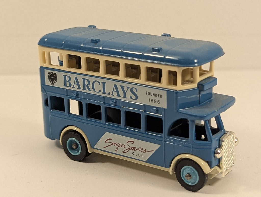 Lledo Dennis Double Decker Bus Die-cast Model Bus Barclays Super Savers Club