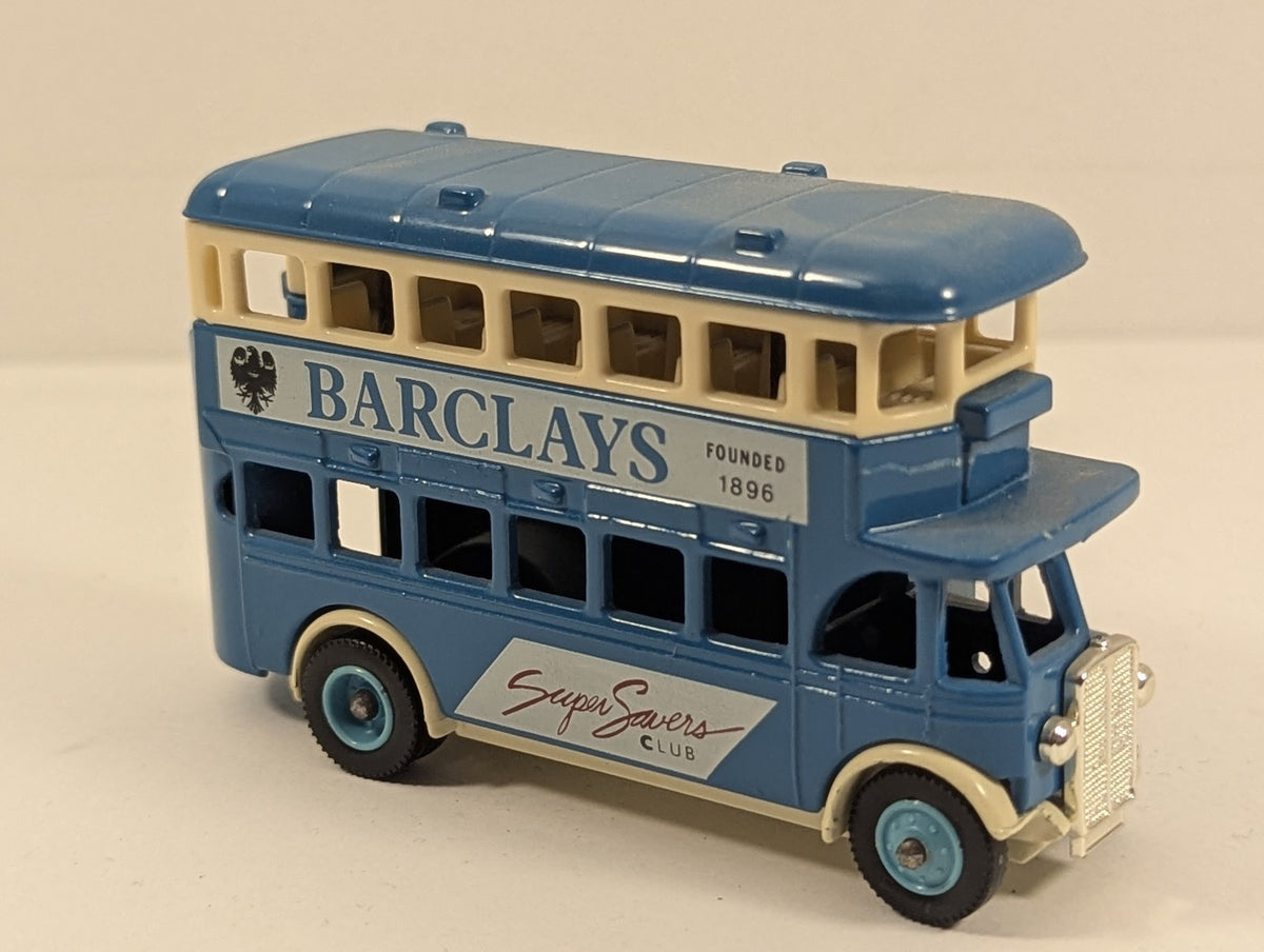 Lledo Dennis Double Decker Bus Die-cast Model Bus Barclays Super Savers Club