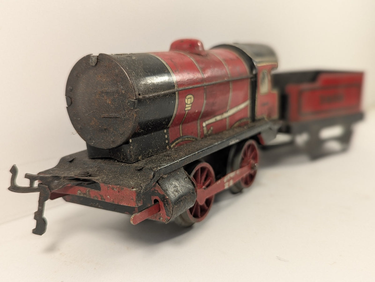 Chad Valley O Gauge No. 20 Steam Locomotive 3435 Red