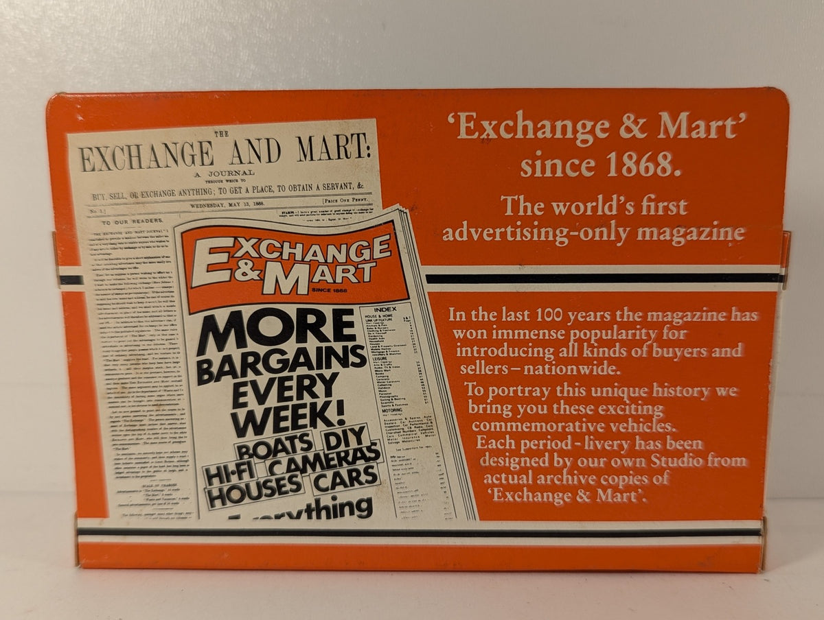 Lledo Exchange & Mart London Transport Single Decker Bus Die-cast Model Bus