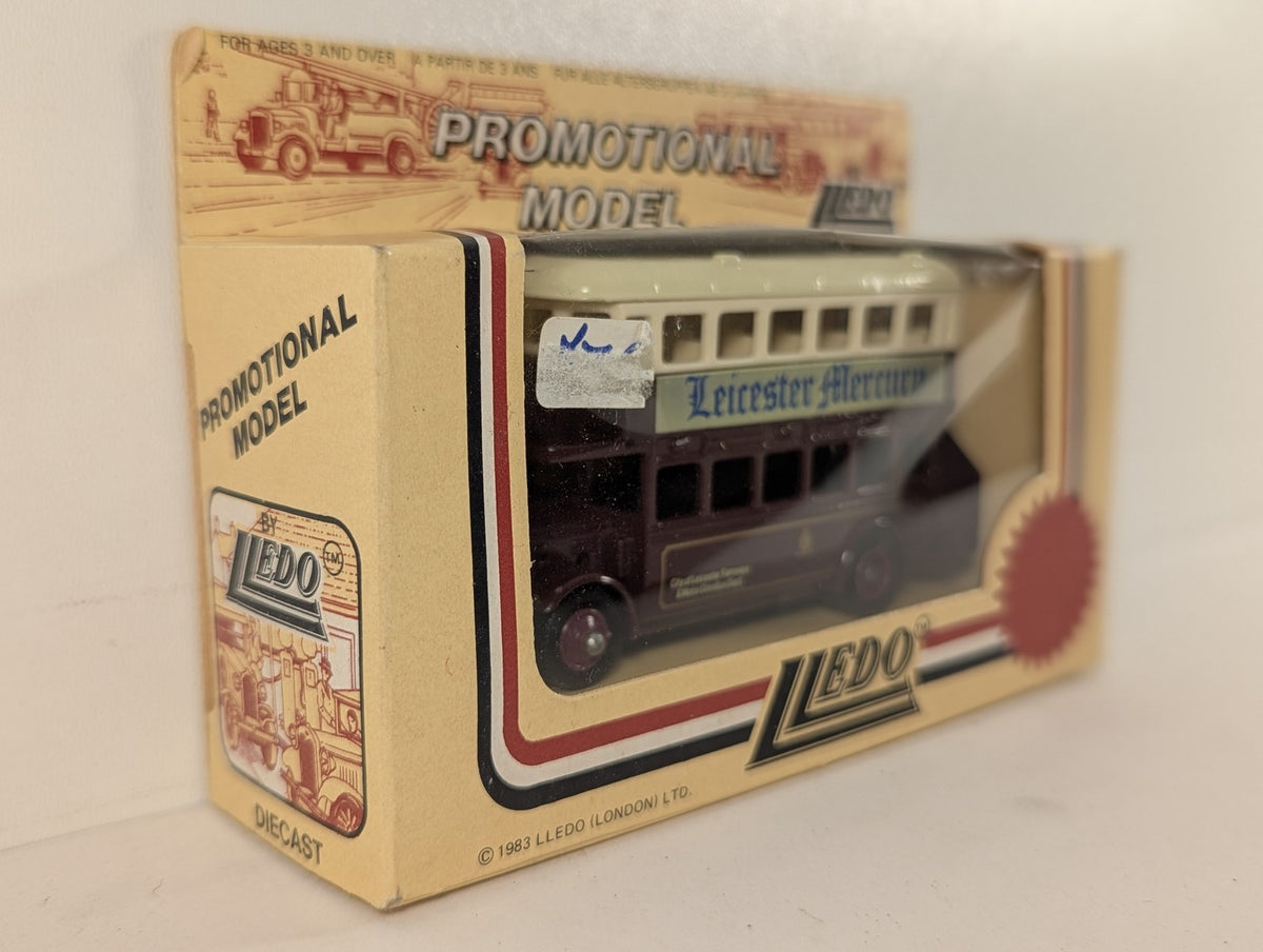 Lledo Double Decker Bus Die-cast Model Bus Leicester Mercury