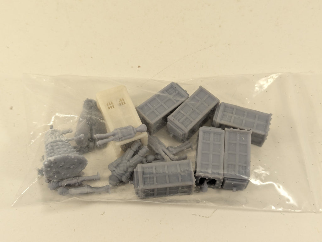 3D Printed OO Gauge Doctor Who Fan Art Accessories