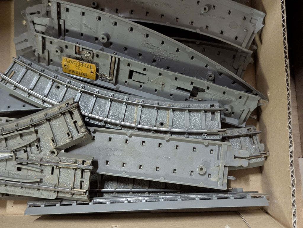 Tri-ang OO Gauge Series 3 Track, Buildings and Controller Joblot