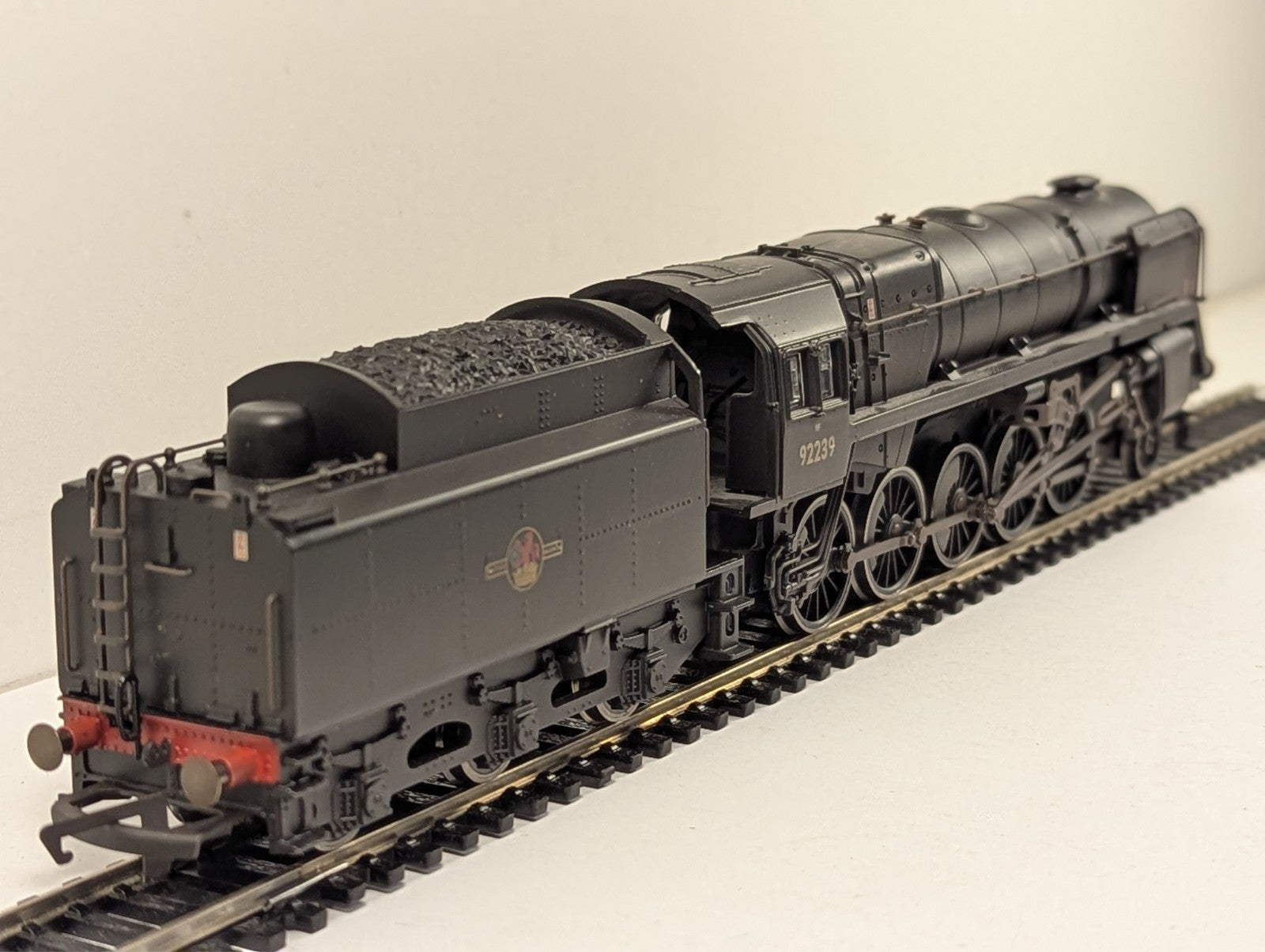 Hornby R2248 BR Class 9F  Weathered Steam Locomotive - Boxed - Spares/Repairs