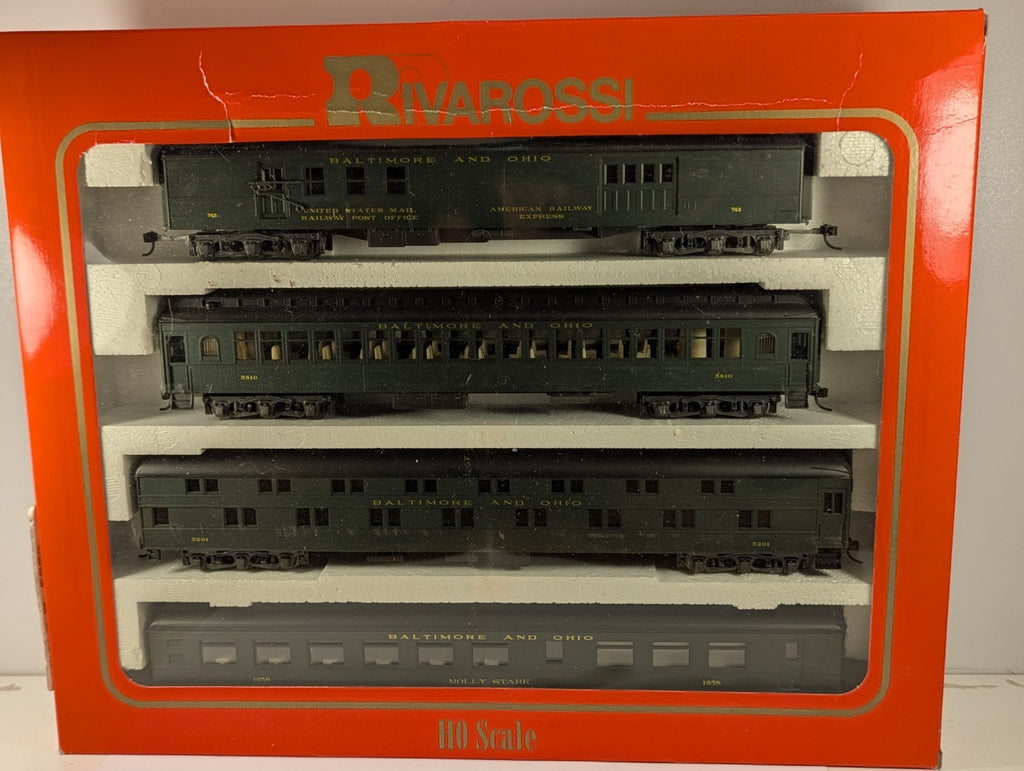 Rivarossi HO Scale Baltimore & Ohio 1920s Passenger Car Set B Coach