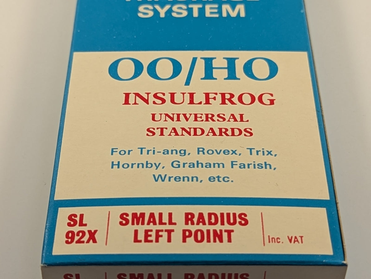 PECO SL92X OO/HO Small Radius Left Turnout Point
