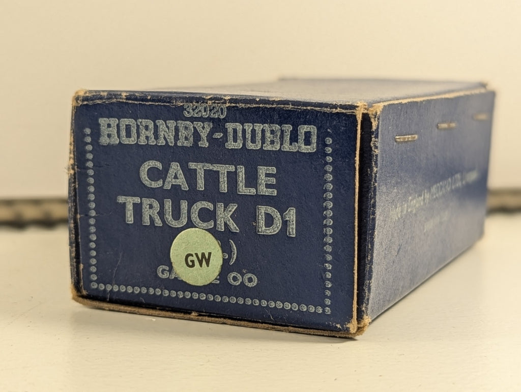 Hornby Dublo 32020 OO Gauge BR Brown D1 Cattle Truck - Boxed