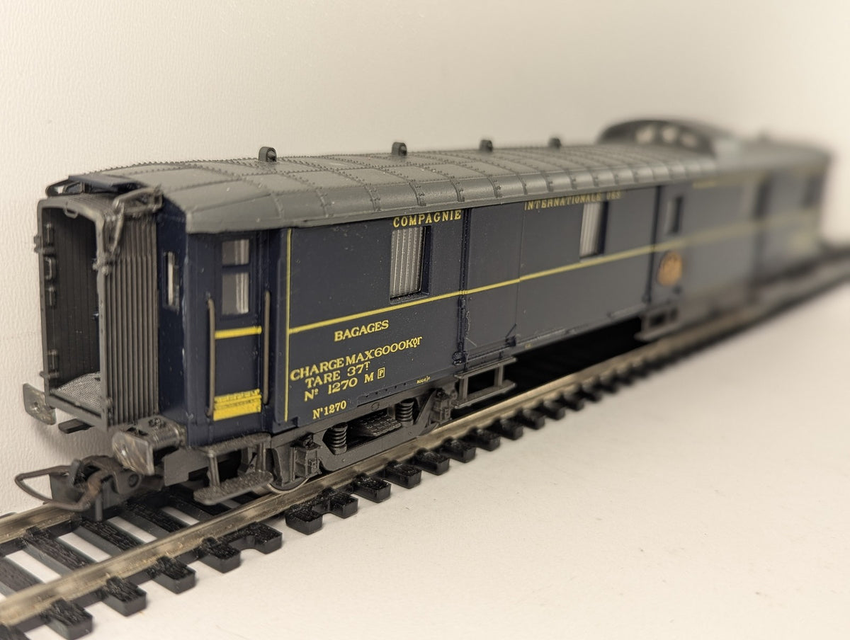 Rivarossi HO Gauge CIWL Baggage Car No. 1270 Passenger Coach CIWL Blue 2578