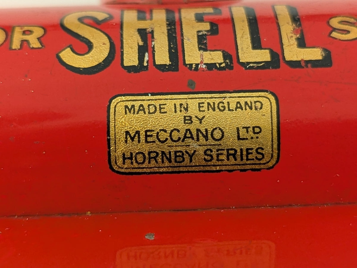 Hornby O Gauge No. 1 Motor Shell Spirit Tank Wagon Shell Red