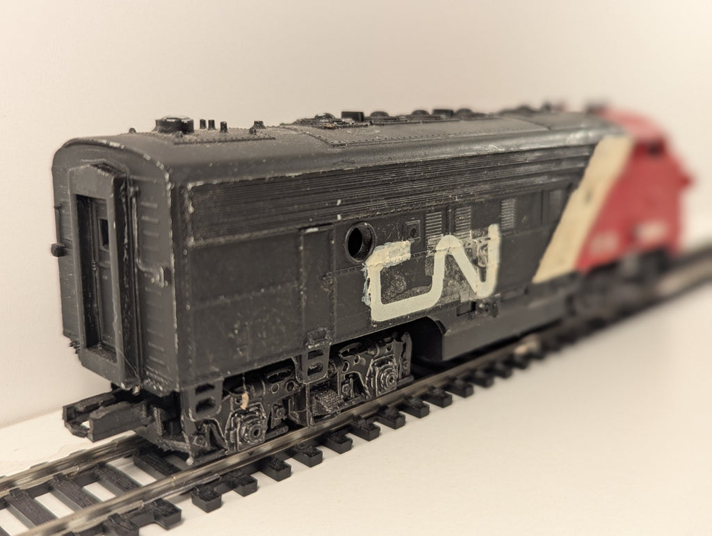 Life-Like F7 – Repainted in Canadian National Black & Red (1614) – HO Scale