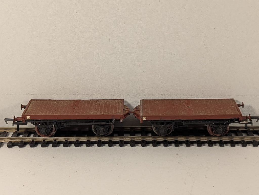 Ratio OO Gauge GWR 'Mitcham' Twin Bolster Wagons Goods Wagon GWR Bauxite