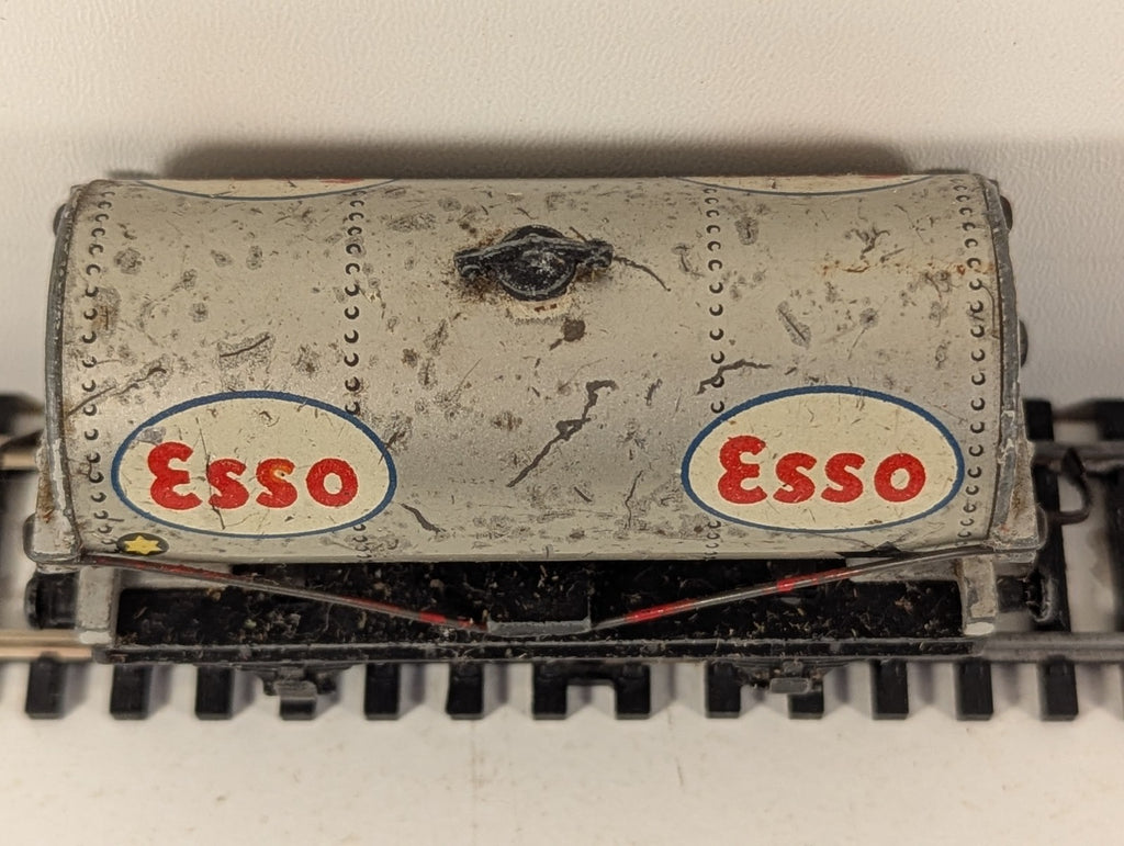 Hornby Dublo OO Gauge Silver Esso Tank Wagon