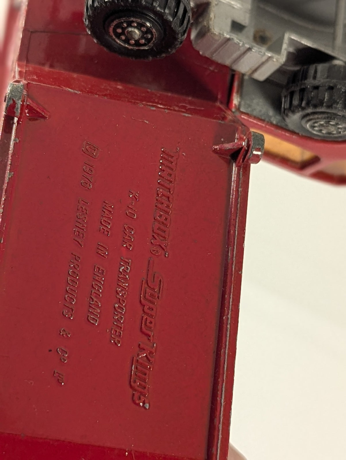 Matchbox Super Kings K-10 Car Transporter Die-cast Vehicle Red, Auto Transport