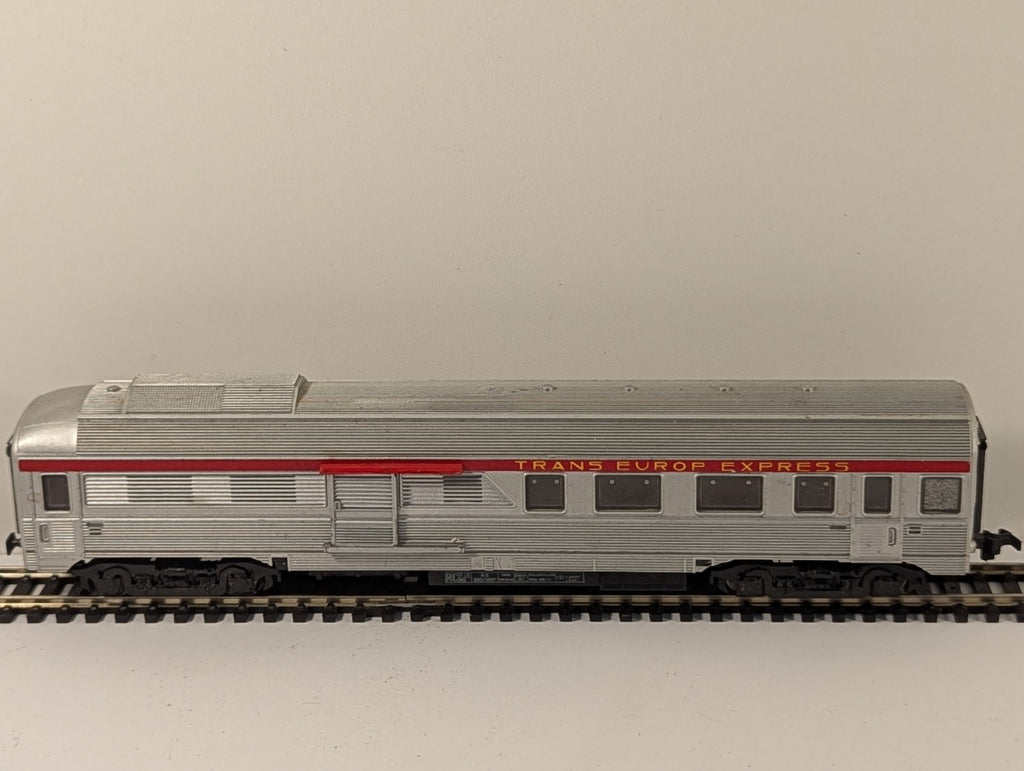 Jouef HO Gauge TEE Silver Trans-Europe Express Coach Missing Parts