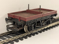 Hornby OO Gauge Low-Sided Bolster Wagon Goods Wagon Unlettered Red