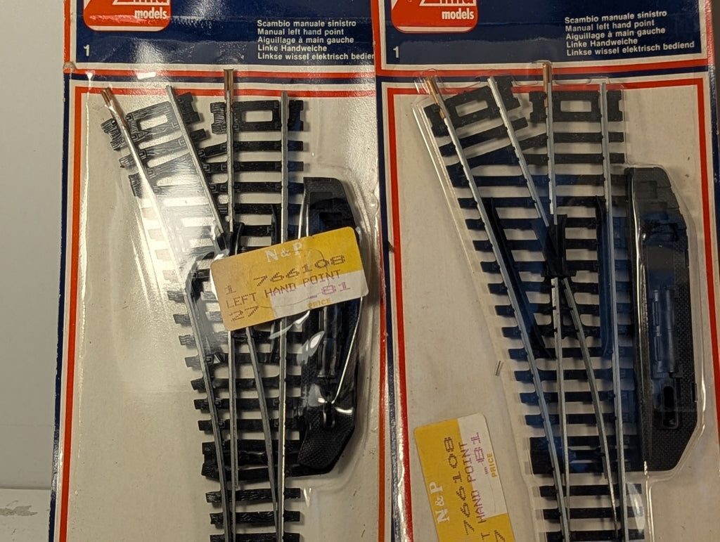 Lima 403051 OO Gauge Manual Left Hand Points - Job lot