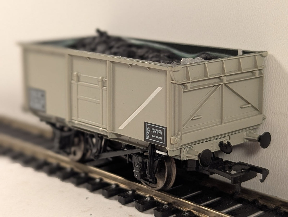 Bachmann OO Gauge 16 Ton Steel Mineral Wagon Goods Wagon B119610 BR Grey