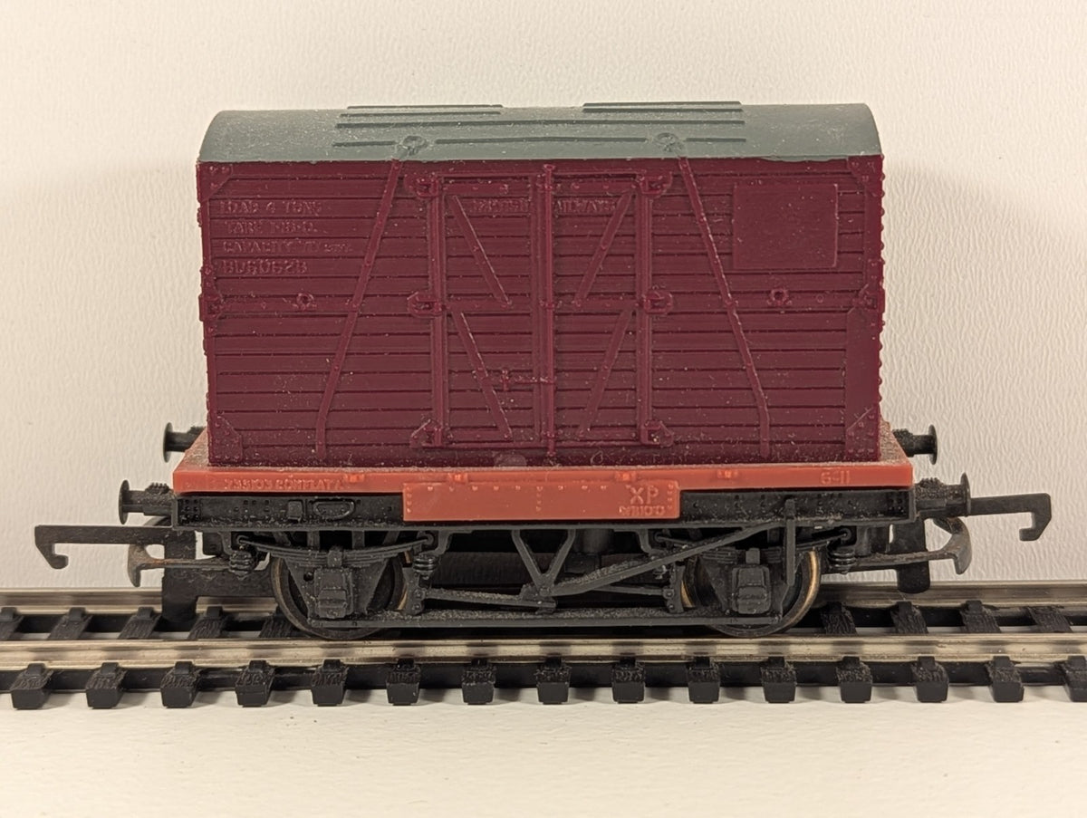 Trix OO Gauge Conflat Container Flat Wagon