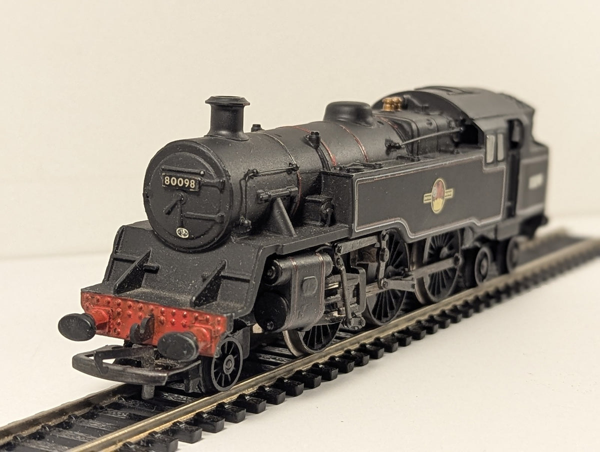 Wrenn OO Gauge Standard Class 4MT 2-6-4T Locomotive 80098 BR Black