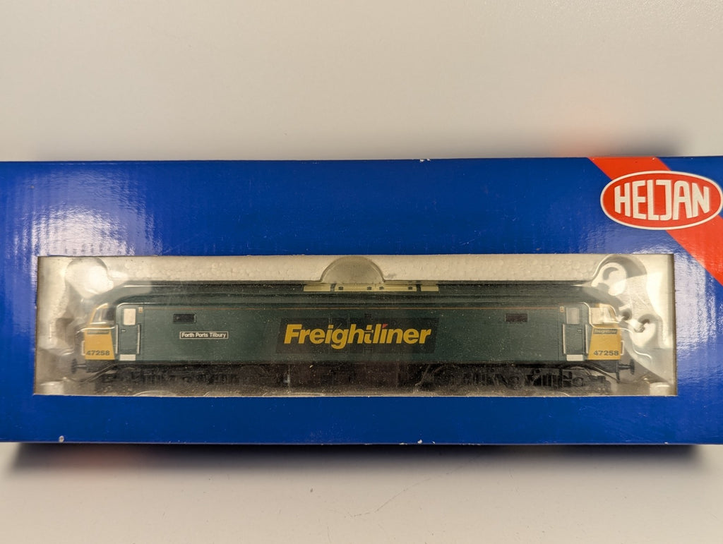 Heljan Class 47 No. 47258 “Forth Ports Tilbury” Freightliner Green – Boxed