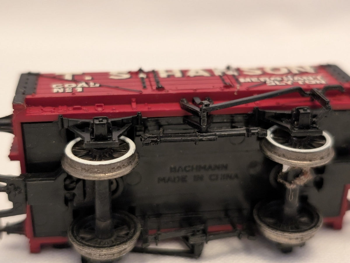 Bachmann OO Gauge 7 Plank Open Wagon 'T. S. Hanson' Goods Wagon