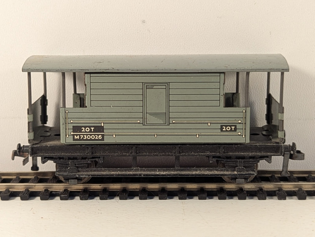 Hornby Dublo BR 20 Ton Brake Van Tinplate OO Gauge