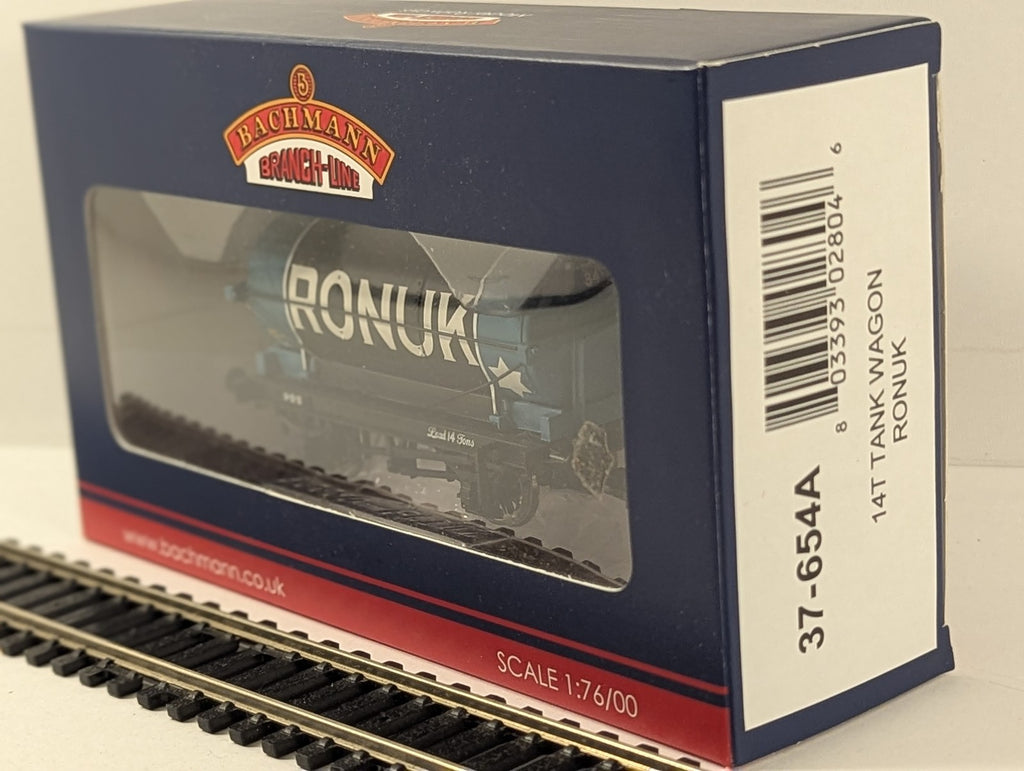 Bachmann OO Gauge 14T Tank Wagon Ronuk 34 37-654A