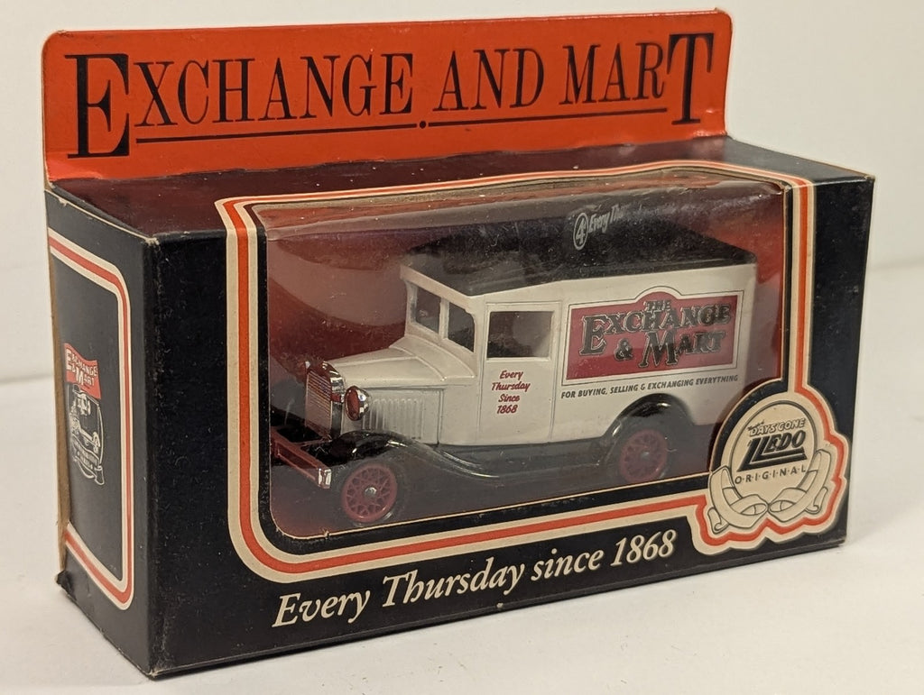 Lledo Days Gone Ford Model A Van - Exchange & Mart Die-cast Model Van