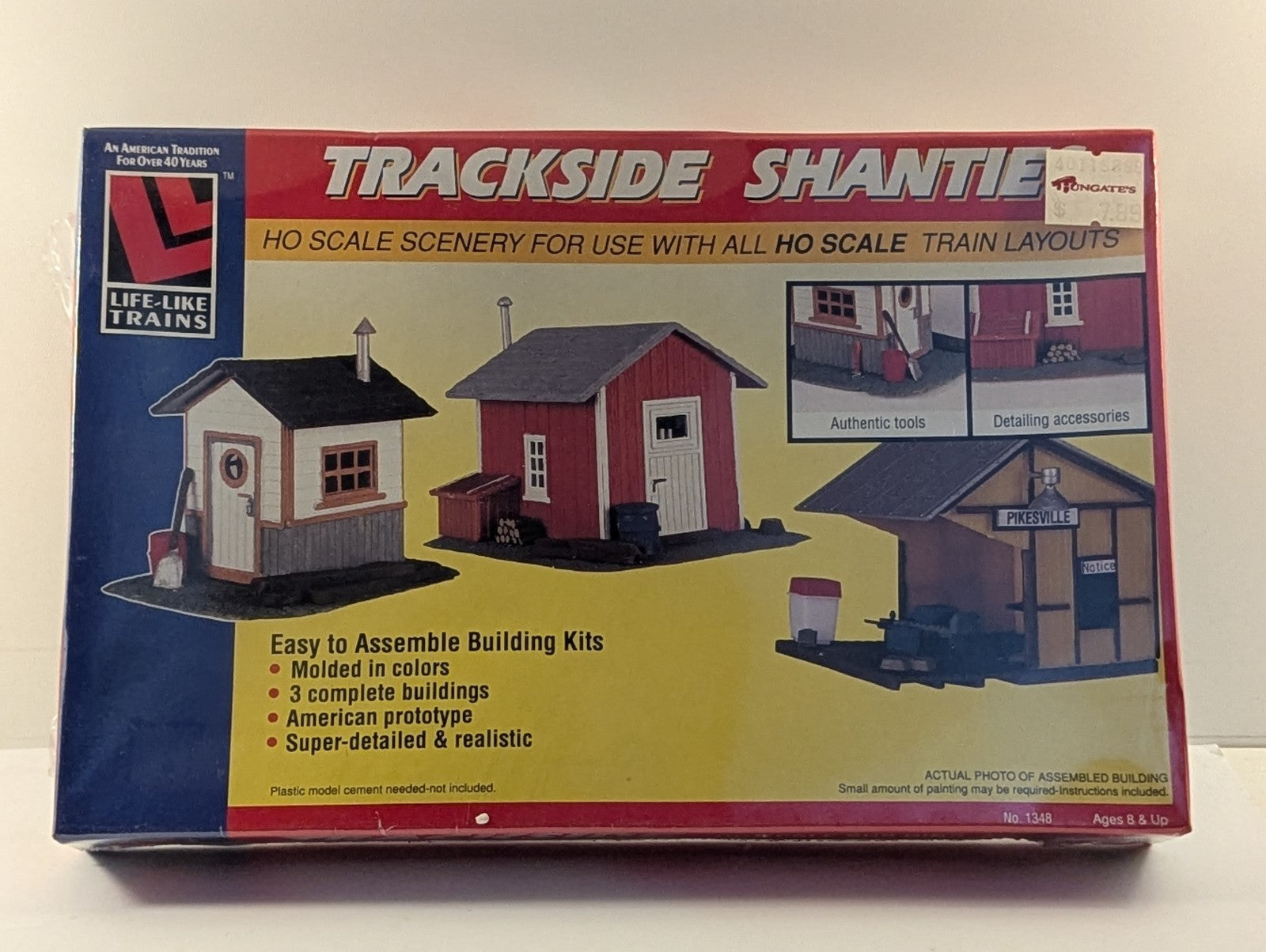 Life-Like Trains HO Scale Trackside Shanties Building Kit 1348