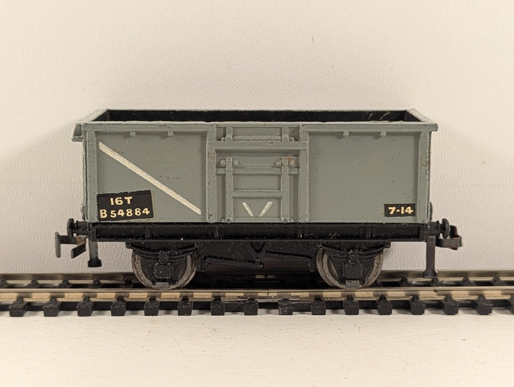 Hornby Dublo 32056 OO Gauge Grey BR D2 16 Ton Mineral Wagon - Boxed