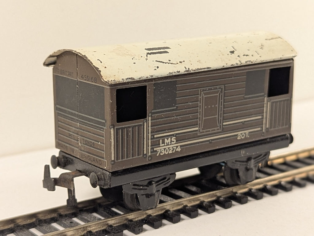 Trix OO Gauge LMS Goods Brake Van - Chipped Paint