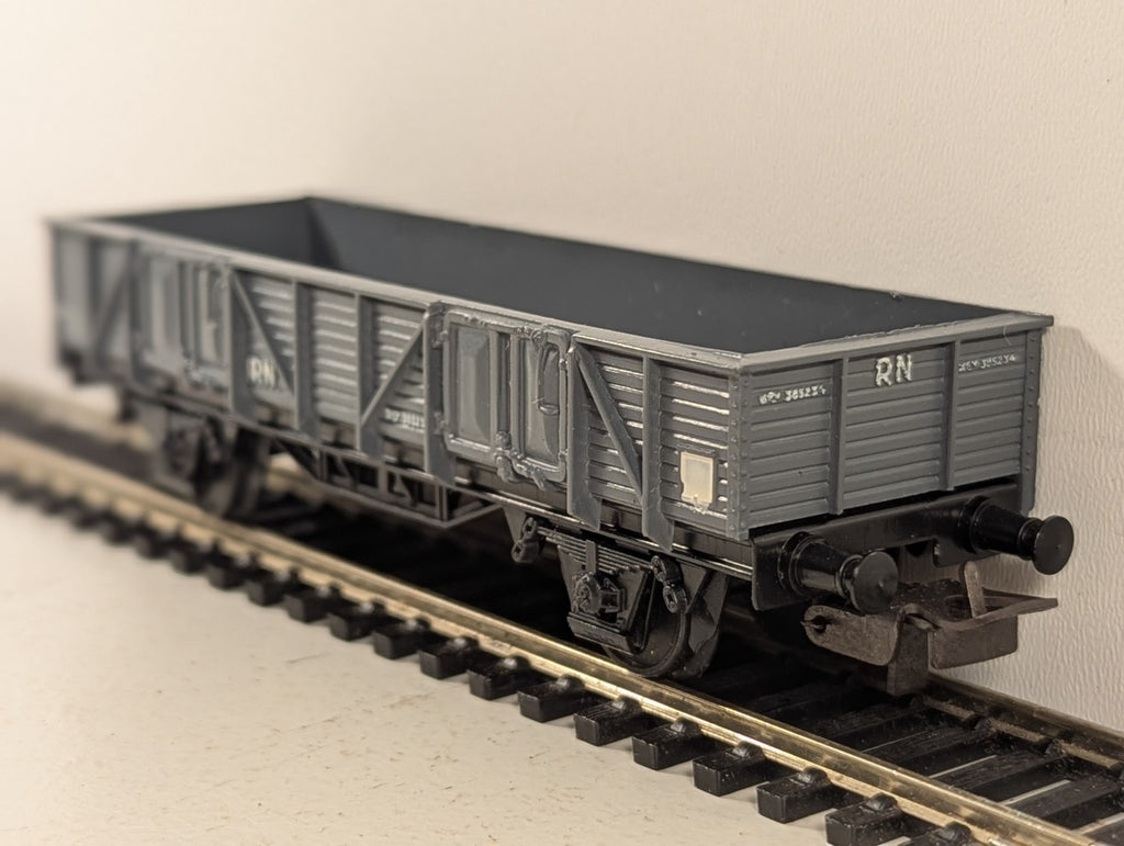 Electrotren HO Gauge RN 2-Axle Open Wagon Goods Wagon XPV 385234 Grey