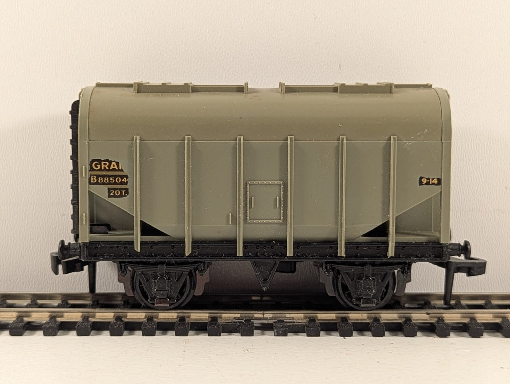 Hornby Dublo 32067 OO Gauge Grey 20-Ton Bulk Grain Wagon - Boxed