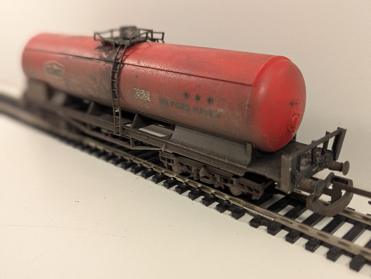 Lima Texaco Milford Haven Bogie Tanker Weathered
