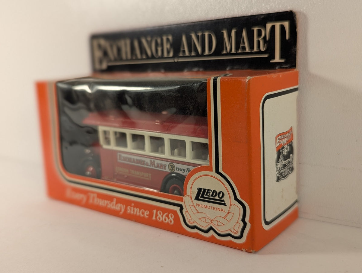 Lledo Exchange & Mart London Transport Single Decker Bus Die-cast Model Bus