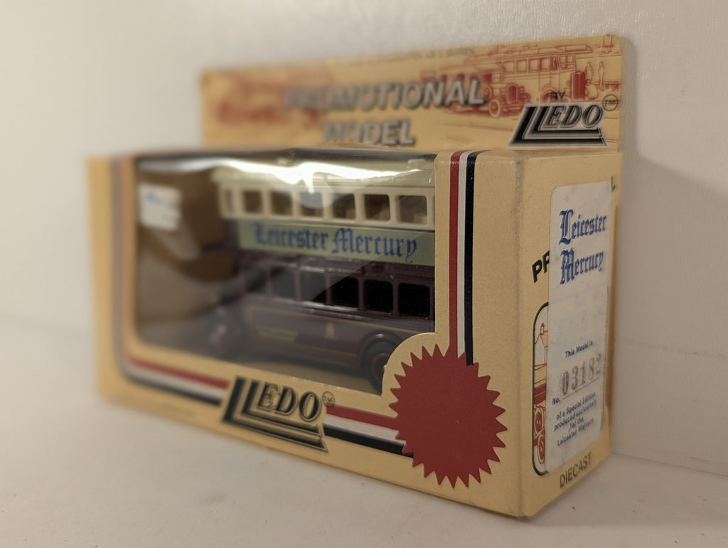 Lledo Double Decker Bus Die-cast Model Bus Leicester Mercury