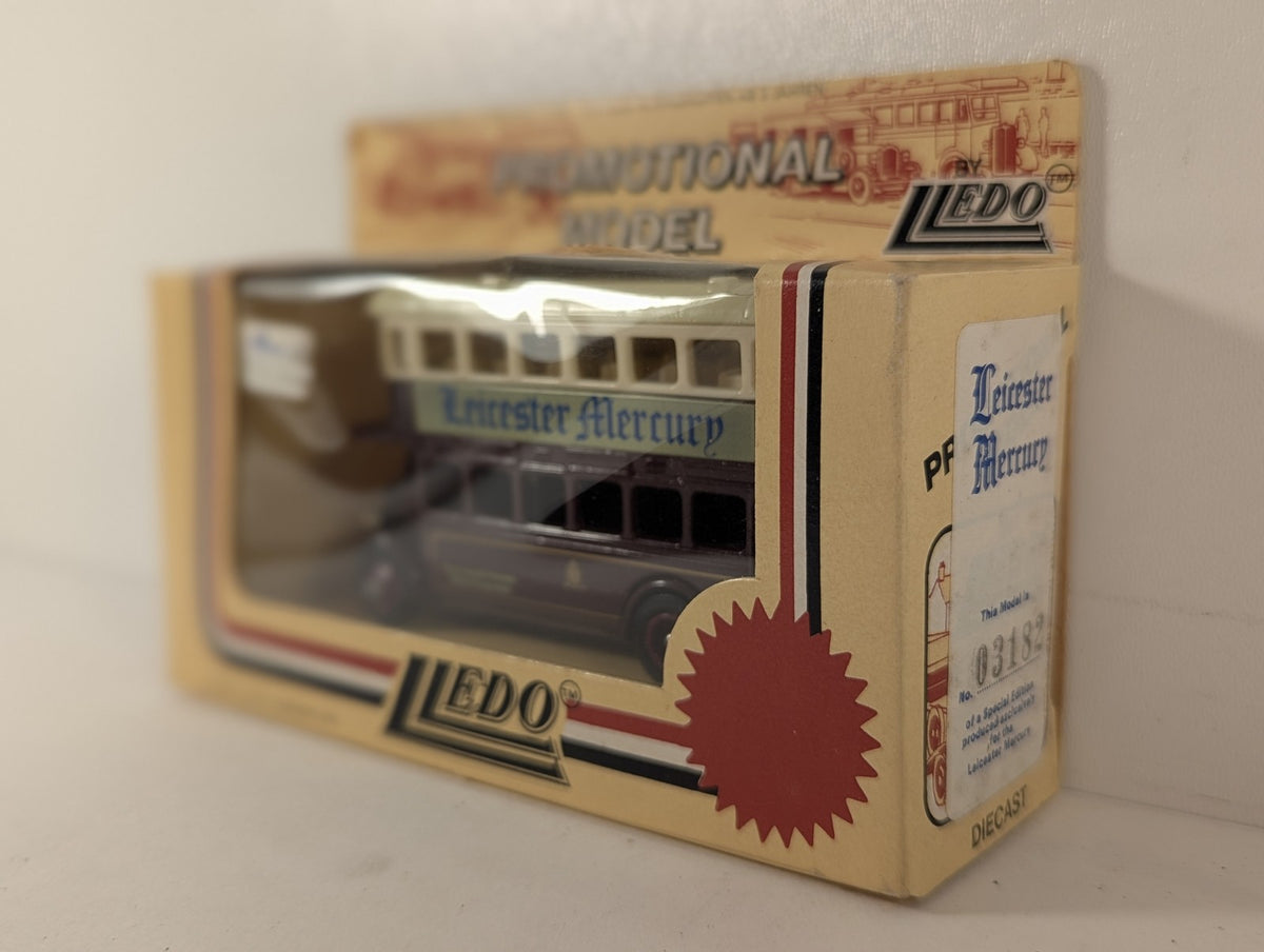 Lledo Double Decker Bus Die-cast Model Bus Leicester Mercury