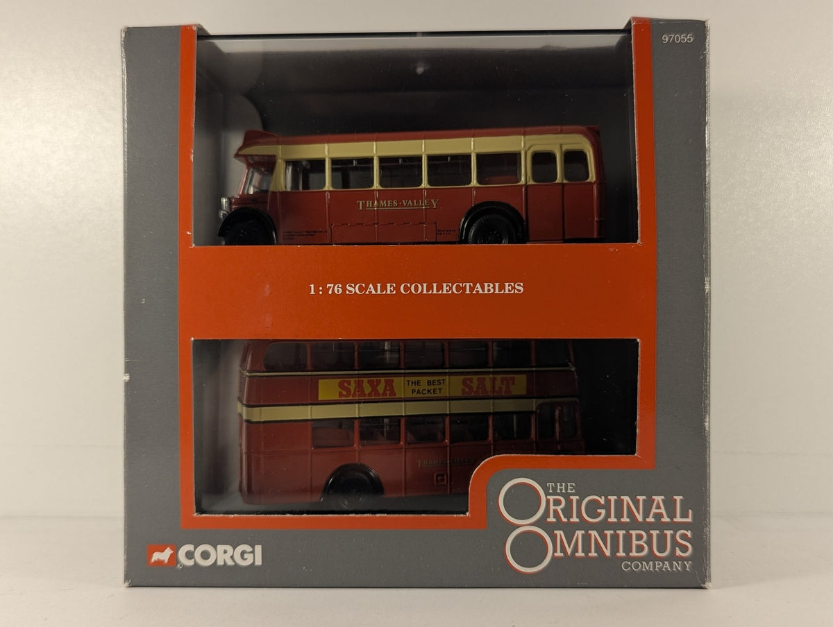 Corgi 1:76 Thames Valley Bristol L6B & Bristol K6A Set Die-cast Model 97055