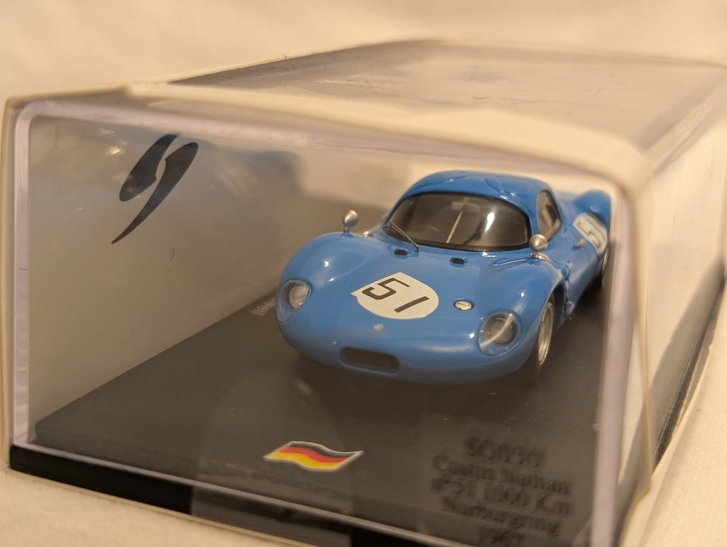 Spark 1:43 Costin Nathan n°51 1000 Km Nurburgring 1967 Die-cast Car Blue SG030