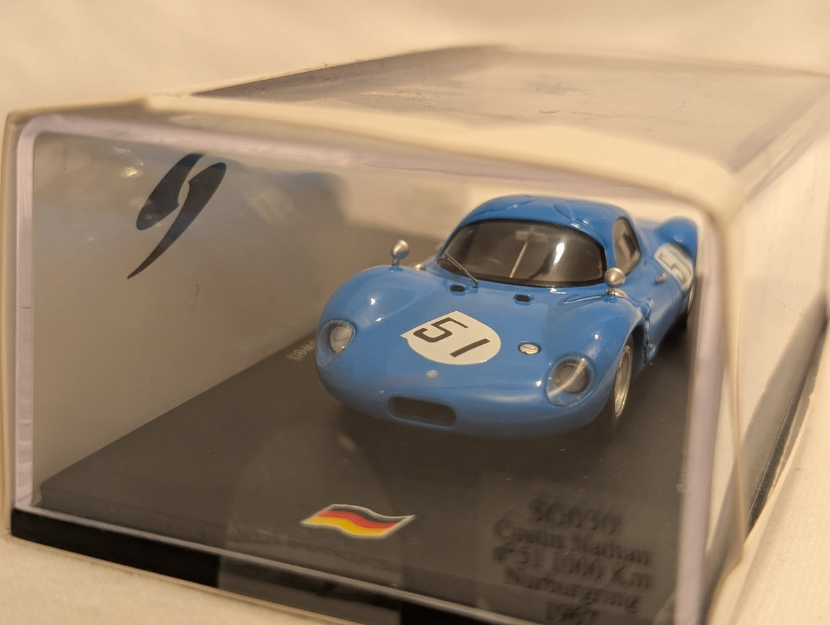 Spark 1:43 Costin Nathan n°51 1000 Km Nurburgring 1967 Die-cast Car Blue SG030