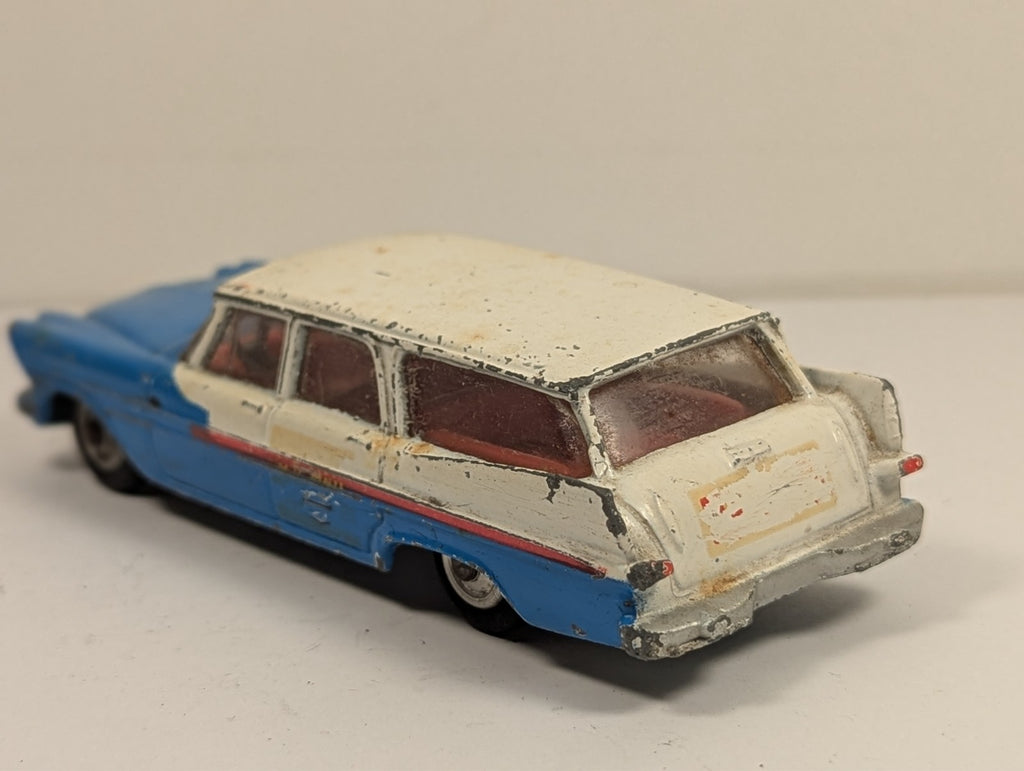 Corgi Toys 443 Plymouth Sports Suburban U.S. Mail car 1:43 Scale - Chipped Paint