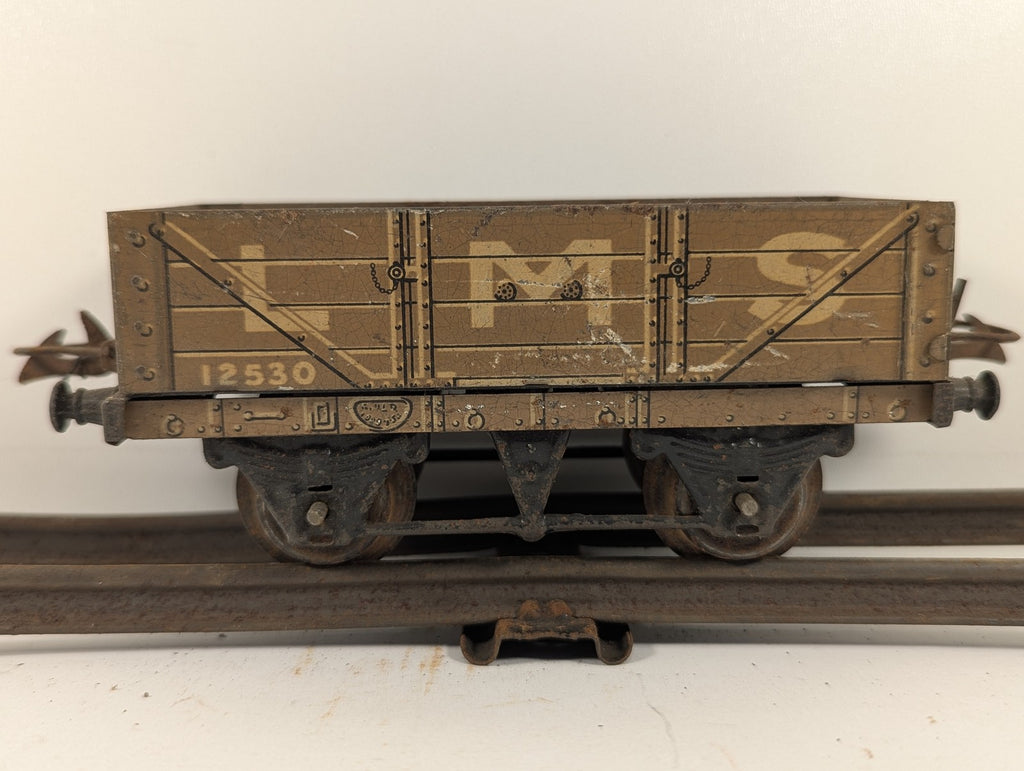 Hornby Series O Gauge No. 1 Open Wagon Goods Wagon 12530 LMS Brown