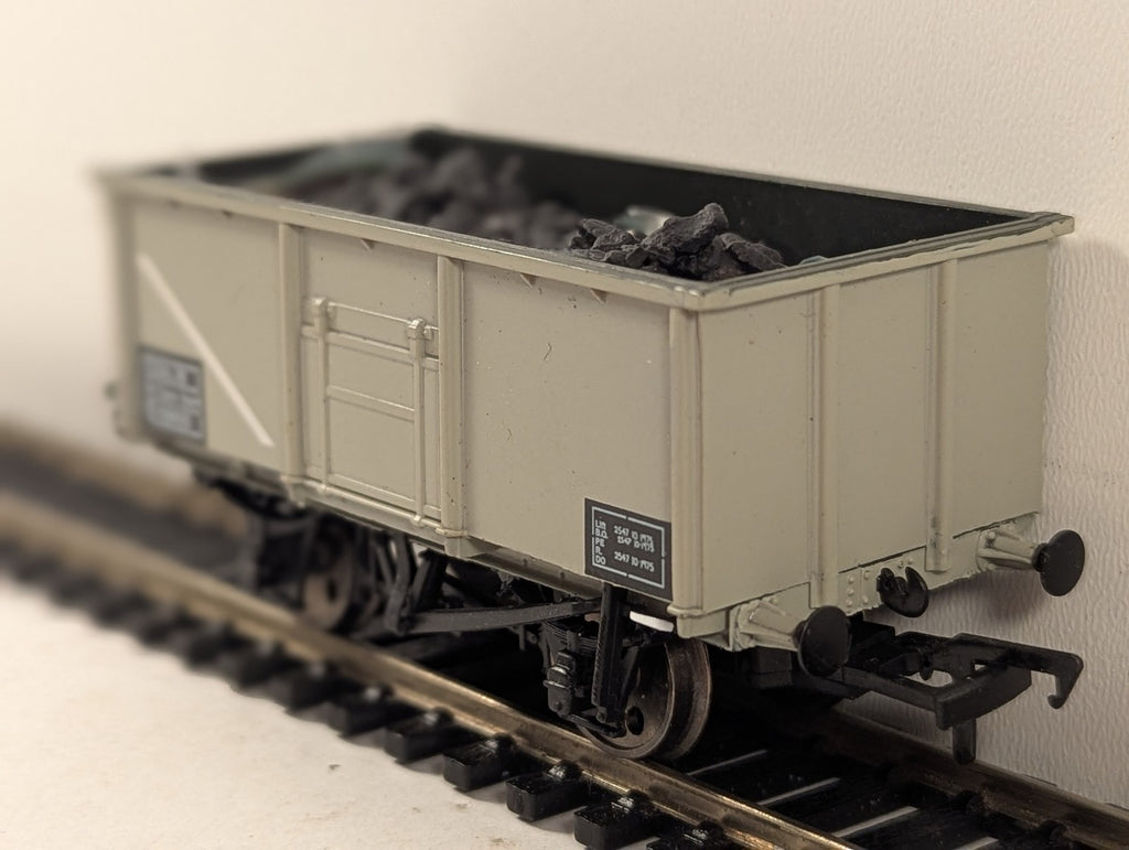 Bachmann OO Gauge 16 Ton Steel Mineral Wagon Goods Wagon B119610 BR Grey