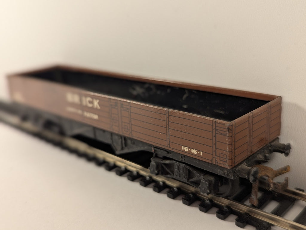 Hornby Dublo OO Gauge BR 50-Ton Brick Wagon 'Empty to Fletton' Goods Wagon
