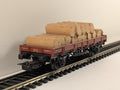 Liliput L235095 HO Gauge Flatbed Freight Wagon with Wood Load - Boxed