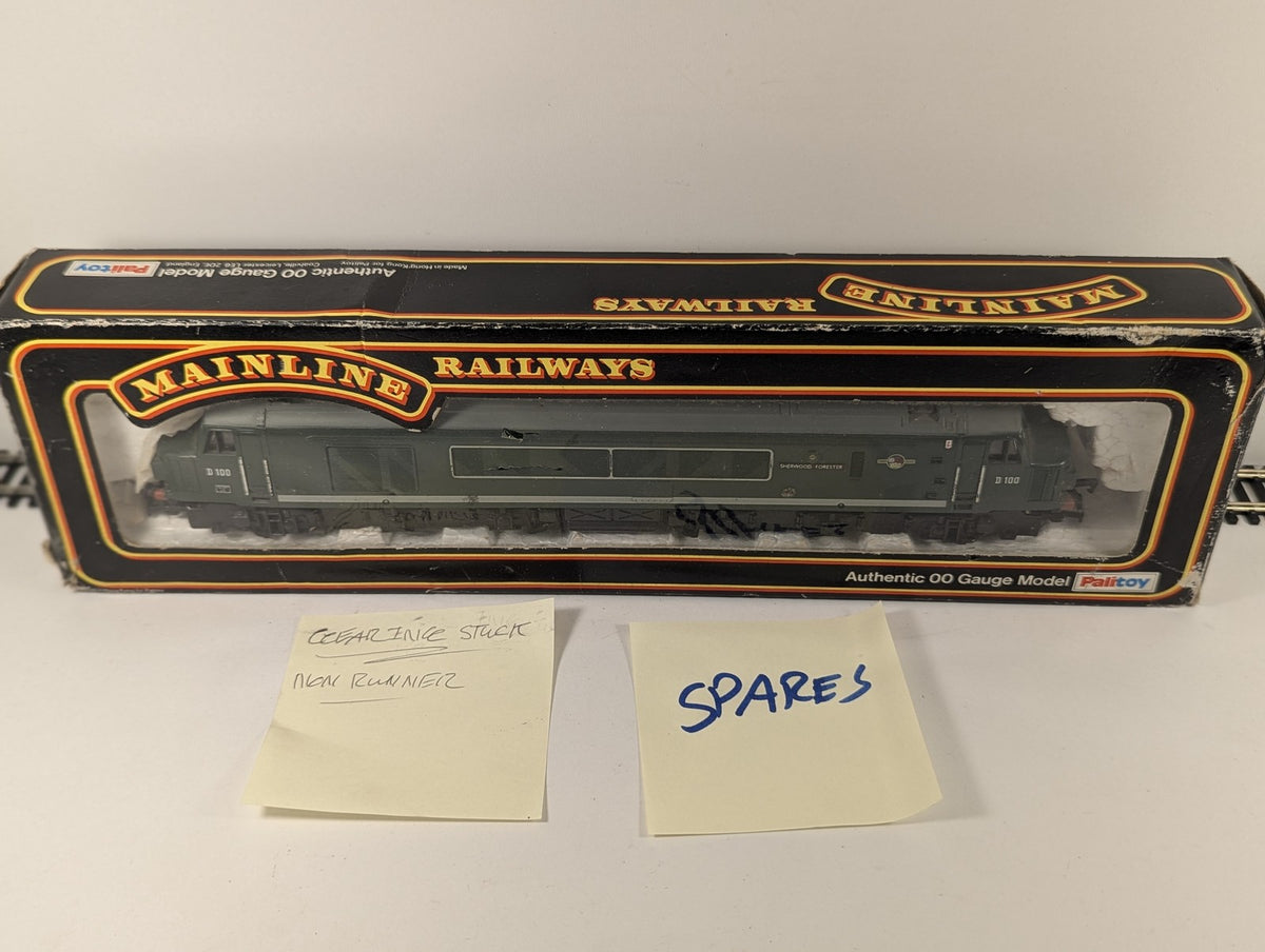 Mainline OO Gauge Class 45 Sherwood Forester Diesel Locomotive D100 BR Green